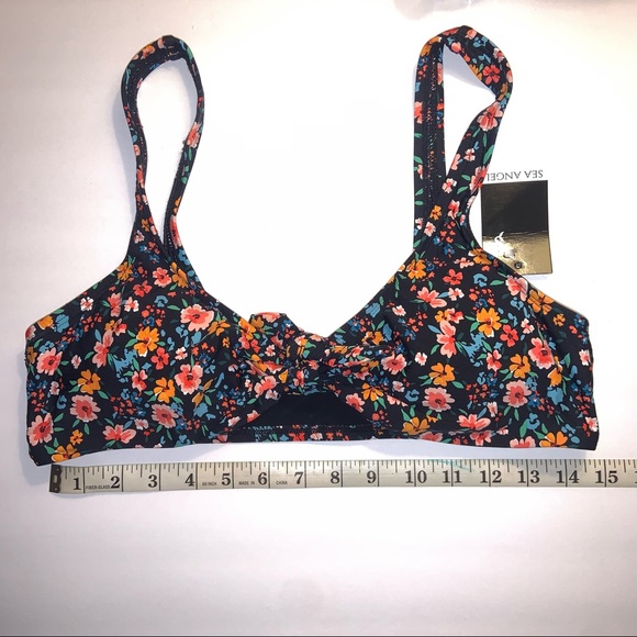 Sea Angel XL Swim Millie Bow Crop Bikini Top - Picture 15 of 16